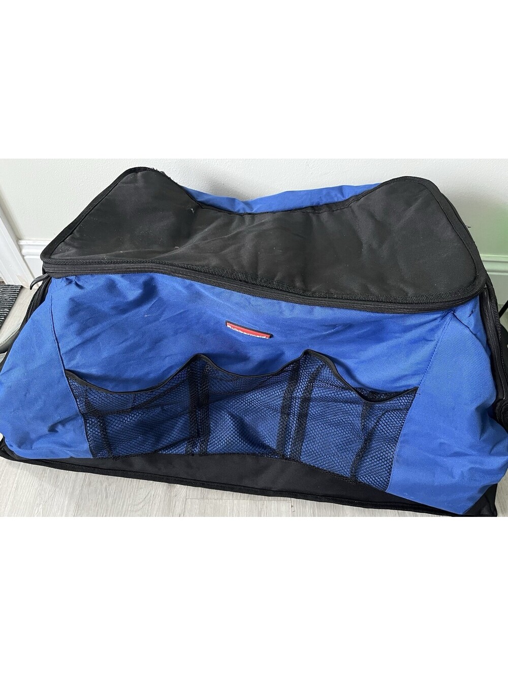 Rubbermaid X-Large Car Trunk Organizer 30” Heavy Duty, Zippers Black